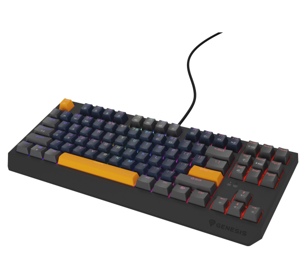 Genesis THOR 230 TKL NAVAL BLUE POSITIVE US RGB MECHANICZNA OUTEMU NKG-2163 - 1351041 - zdjęcie 6